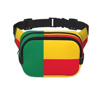 Phayah Flag Of Benin - Riñonera para hombre y mujer con correa ajustable para exteriores, entrenamiento, viajes, casual, correr, senderismo, ciclismo
