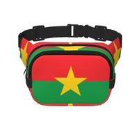 Phayah Flag Of Burkina Faso - Riñonera para hombre y mujer, con correa ajustable para exteriores, entrenamiento, viajes, casual, correr, senderismo, ciclismo