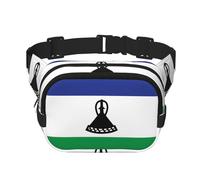 Phayah Flag Of Lesotho - Riñonera para hombre y mujer, con correa ajustable para exteriores, entrenamiento, viajes, casual, correr, senderismo, ciclismo