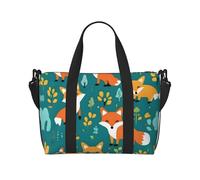 Phayah Forest Happy Fox - Bolsas de fin de semana para mujer, bolsa de viaje para fin de semana, bolsa deportiva para gimnasio, bolsa cruzada