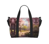 Phayah Four-Moon Day On Earth - Bolsa de viaje de viaje, bolsa de gimnasio, bolsa de hombro para fin de semana para mujer, Black, Talla única