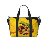 Phayah Frog In The Pistil - Bolsa de viaje para equipaje de mano, plegable, unisex, para viajes en avión
