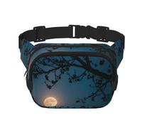 Phayah Full Moon High In The Sky - Riñonera para hombres, mujeres, entrenamiento, viajes, casual, correr, senderismo, ciclismo, riñonera