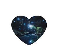 Phayah Glowworm - Ambientador para coche, diseño de cueva, aroma de lavanda, tarjeta con forma de corazón, para colgar, 4 unidades, para coche, armario, zapatos