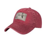 PHAYAH Gorra de béisbol lavada con patrón de aviación de la Segunda Guerra Mundial, gorra deportiva de mezclilla, tamaño ajustable para hombres y mujeres, color negro