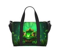 Phayah Green Toad - Bolsa de viaje cruzada para la noche, ideal para la escuela o para viajes nocturnos