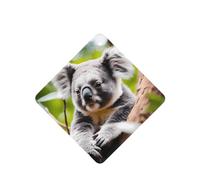 Phayah Happy Cute - Ambientador cuadrado para coche, diseño de koala, aroma a lavanda, 6 unidades, para cajones de armario de automóviles