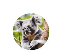 Phayah Happy Cute Koala - Ambientador de coche con aroma a lavanda, forma redonda, para colgar, tarjeta perfumada, 6 unidades, para cajones de armario de automóviles