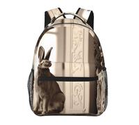 PHAYAH Heads-Up Rabbit - Mochila casual para laptop para hombres y mujeres, para niños y niñas, mochila ligera