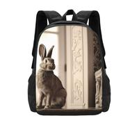 PHAYAH Heads-Up Rabbit - Mochila casual para laptop para hombres y mujeres, para niños y niñas, mochila ligera