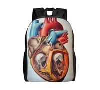 PHAYAH Human Anatomy Heart Chart Pattern Casual Shoulder Classic Basic Travel Backpack Travel and Outdoor Activities