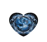 Phayah Ice Luan - Ambientador de coche con aroma a lavanda, tarjeta con forma de corazón, para colgar, 4 unidades, para cajones de armario de automóviles