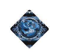 Phayah Ice Luan - Ambientador de coche con aroma a lavanda, tarjeta cuadrada para colgar, 4 unidades, para cajones de armario de automóviles