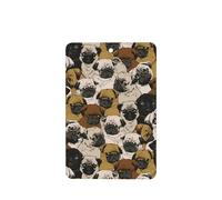 Phayah Imagen De Pug - Ambientador de coche con aroma a lavanda, tarjeta rectangular para colgar, tarjeta perfumada para colgar, 4 piezas para coches, armarios, zapatos