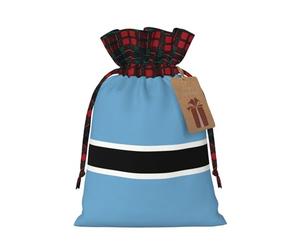 PHAYAH La bolsa de regalo con cordón de bandera de Botswana se utiliza para embalaje de regalo de cumpleaños y fiesta, una opción ideal para familiares y amigos