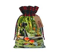 PHAYAH La bolsa de regalo con cordón de dos ranas se utiliza para embalaje de regalo de cumpleaños y fiesta, una opción ideal para familiares y amigos