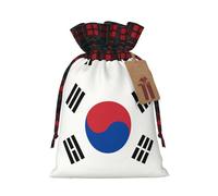 PHAYAH La bolsa de regalo con cordón de la bandera de la República de Corea se utiliza para embalaje de regalo de cumpleaños y fiesta, una opción ideal para familiares y amigos