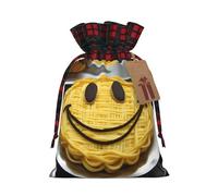 PHAYAH La bolsa de regalo con cordón Smile On Face se utiliza para embalaje de regalo de cumpleaños y fiesta, una opción ideal para familiares y amigos