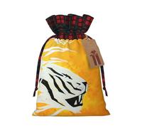 PHAYAH La bolsa de regalo simplificada con cordón de cabeza de tigre se utiliza para embalaje de regalo de cumpleaños y fiesta, una opción ideal para familiares y amigos
