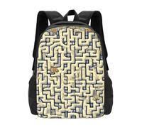 PHAYAH Labyrinth Treasure Map Pattern - Bolsa ligera para laptop de 16.5 pulgadas para niñas y mujeres, mochila casual para el regreso a la escuela