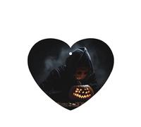 Phayah Lámpara de calabaza con patrón secreto, aroma de lavanda, aroma de coche, forma de corazón, para colgar en la tableta, fragancia para el interior del coche, ambientador, 6