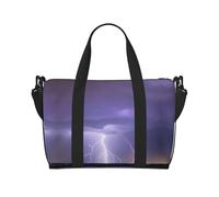 Phayah Lightning Storm - Bolsas de fin de semana para mujer, bolsa de viaje para la noche, bolsa de fin de semana, bolsa deportiva para gimnasio, bolsa cruzada