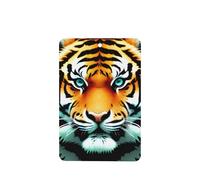 Phayah Little Fat Tiger Head - Ambientador rectangular para coche, diseño de cabeza de tigre, aroma a lavanda, tarjeta perfumada para colgar, 4 unidades para cajones de armario de automóviles
