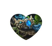 Phayah Lost Magic - Ambientador de coche con aroma a lavanda, tarjeta con forma de corazón para colgar, tarjeta perfumada para colgar, 6 piezas para cajones de armario de automóviles