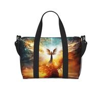 Phayah Magic Tree Wings - Bolsa de viaje para fin de semana, gimnasio, para mujeres y niñas, resistente al agua, color negro, talla única, Negro, One Size