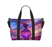 Phayah Magic Wishing Bottle - Bolsa de viaje para fin de semana, gimnasio, para mujeres y niñas, resistente al agua, color negro, talla única, Negro, One Size