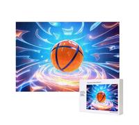 Phayah Magníficos rompecabezas de baloncesto de 300 piezas para rompecabezas de madera para familiares y amigos, decoración del hogar, arte de pared de 15.7 x 11 pulgadas