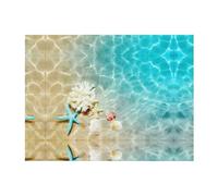 PHAYAH Manta de franela con diseño de estrellas de Shanghái de playa de 50 x 40 pulgadas para cama, sofá, noche de cine, campamento y viajes, manta cálida ultrasuave