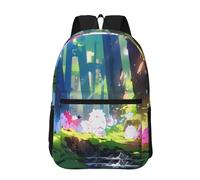 PHAYAH Mochila con diseño de ramo de flores de 17 pulgadas, 18 l, gran capacidad, correas de hombro ajustables, bolsa simple para todos, Bunch of Cuties., talla única
