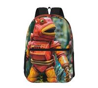 PHAYAH Mochila con patrón mutante de pulpo de 16 pulgadas para mujeres y hombres, mochila casual para adolescentes, niños y niñas, bolsa de libros para laptop, viajes, negocios, Un pez mecánico