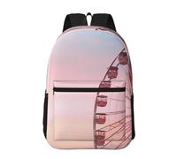 PHAYAH Mochila con patrón mutante de pulpo de 16 pulgadas para mujeres y hombres, mochila casual para adolescentes, niños y niñas, bolsa de libros para laptop, viajes, negocios, Rueda de observación