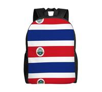 PHAYAH Mochila de viaje básica clásica con estampado de bandera de Costa Rica para viajes y actividades al aire libre