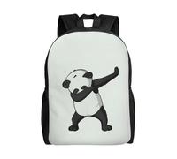 PHAYAH Mochila de viaje básica clásica con estampado de panda para llevar al aire libre y actividades al aire libre