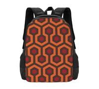 PHAYAH Mochila de viaje básica clásica con patrón de mirada brillante, para viajes y actividades al aire libre, resistente