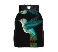 PHAYAH Mochila de viaje clásica básica con estampado de colibrí para viajes y actividades al aire libre