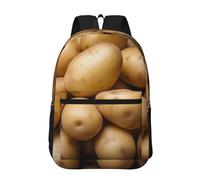 PHAYAH Mochila ligera para laptop con patrón de cabeza de rata, para hombres y mujeres, para niños y niñas, Patata, Taille unique