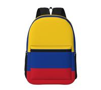 PHAYAH Mochila ligera para laptop de 17 pulgadas con patrón de bandera de Ecuador para niñas y mujeres, mochila informal para el regreso a la escuela, Bandera de Colombia, Taille unique