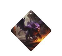 Phayah Monster In The City - Ambientador cuadrado para coche, con aroma a lavanda, 6 unidades, para colgar en el cajón del armario del coche