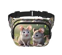Phayah Mouse In Love - Riñonera para hombres, mujeres, entrenamiento, viajes, casual, correr, senderismo, ciclismo, riñonera