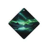 Phayah Mysterious Aurora - Ambientador cuadrado para coche, con aroma a lavanda, 6 unidades, para colgar en el armario del coche, cajón, 6 unidades