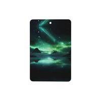 Phayah Mysterious Aurora - Ambientador de coche con aroma a lavanda, tarjeta rectangular para colgar, 4 unidades, para cajones de armario de automóviles