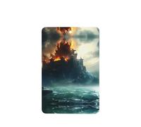 Phayah Mysterious City In The Sea - Ambientador rectangular con aroma a lavanda para coche, 4 unidades