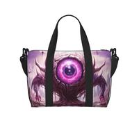 Phayah Mysterious Giant Eye - Bolsa de viaje de viaje, bolsa deportiva para gimnasio, bolsa de hombro para fin de semana, bolsa de noche para mujer, color negro, talla única, Negro, One Size