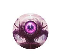 Phayah Mysterious Giant Eye Pattern Lavender Aroma Car Aroma Round Shape Hanging Fragrance Tablet Car Interior Fragrance Freshener 4p