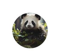 Phayah Panda Cubs In The Forest - Ambientador de fragancia para coche, diseño de lavanda, forma redonda, para colgar en el interior del coche, 6 unidades