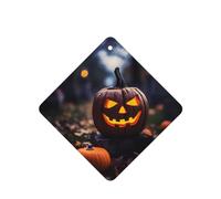 Phayah Patrón de modelado de calabaza, aroma de lavanda, aroma de coche, cuadrado, para colgar, fragancia para el interior del coche, ambientador de fragancia 6 unidades